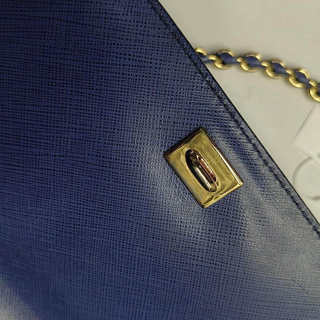 Ginny Calfskin Blue