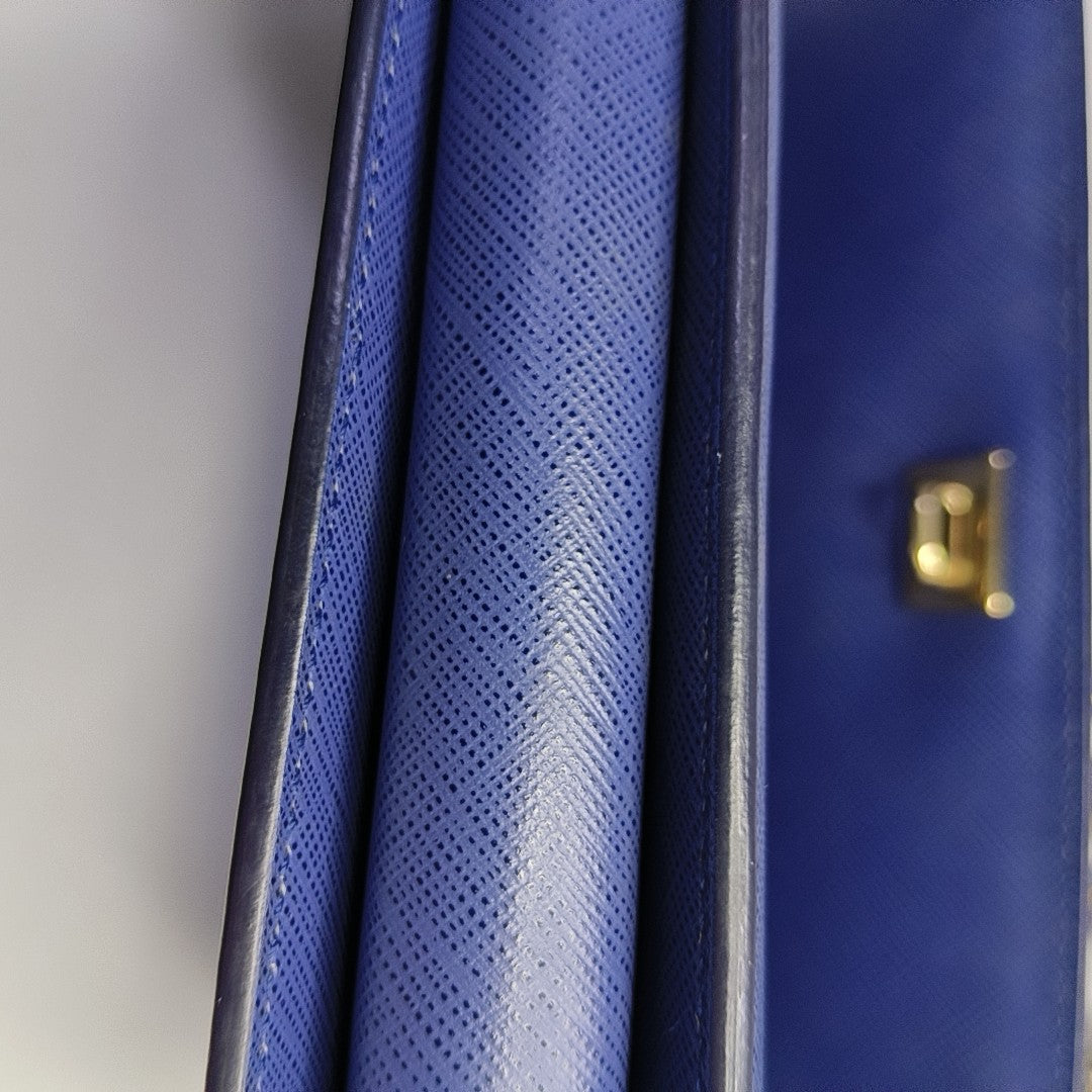 Ginny Calfskin Blue