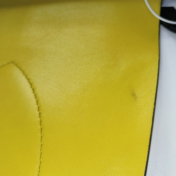 Square Stone Calfskin Black