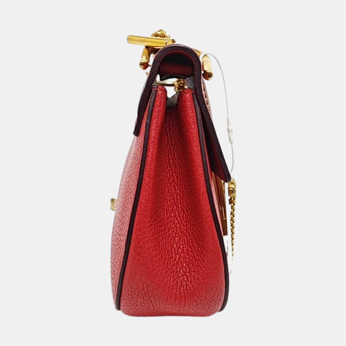 Authenticated pre-owned  Drew Mini Calfskin Red - Handbags at Looply