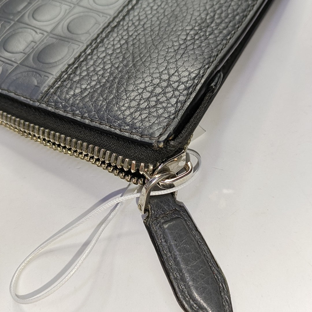 Gancini Calfskin Gray