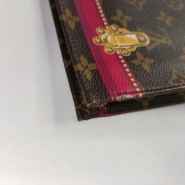 TOILET POCKET 26 Monogram Coated Canvas Brown