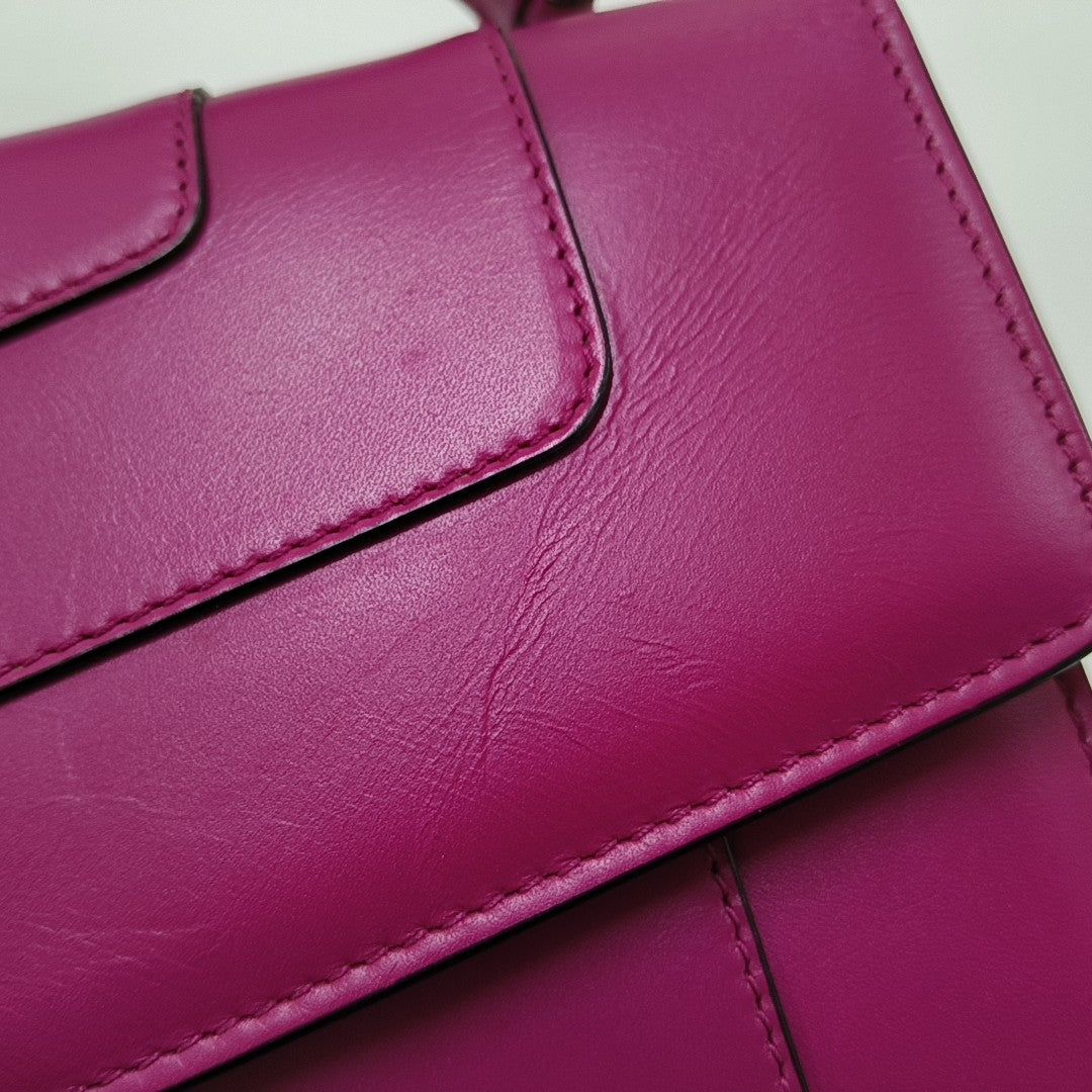 SERPENTI FOREVER Medium Quilted Calfskin Red