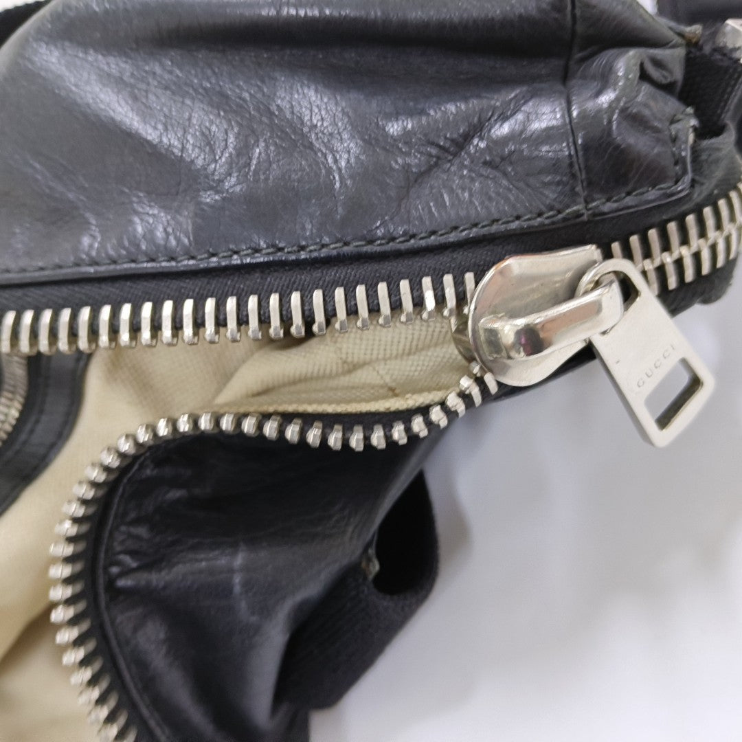 D Gold Calfskin Black