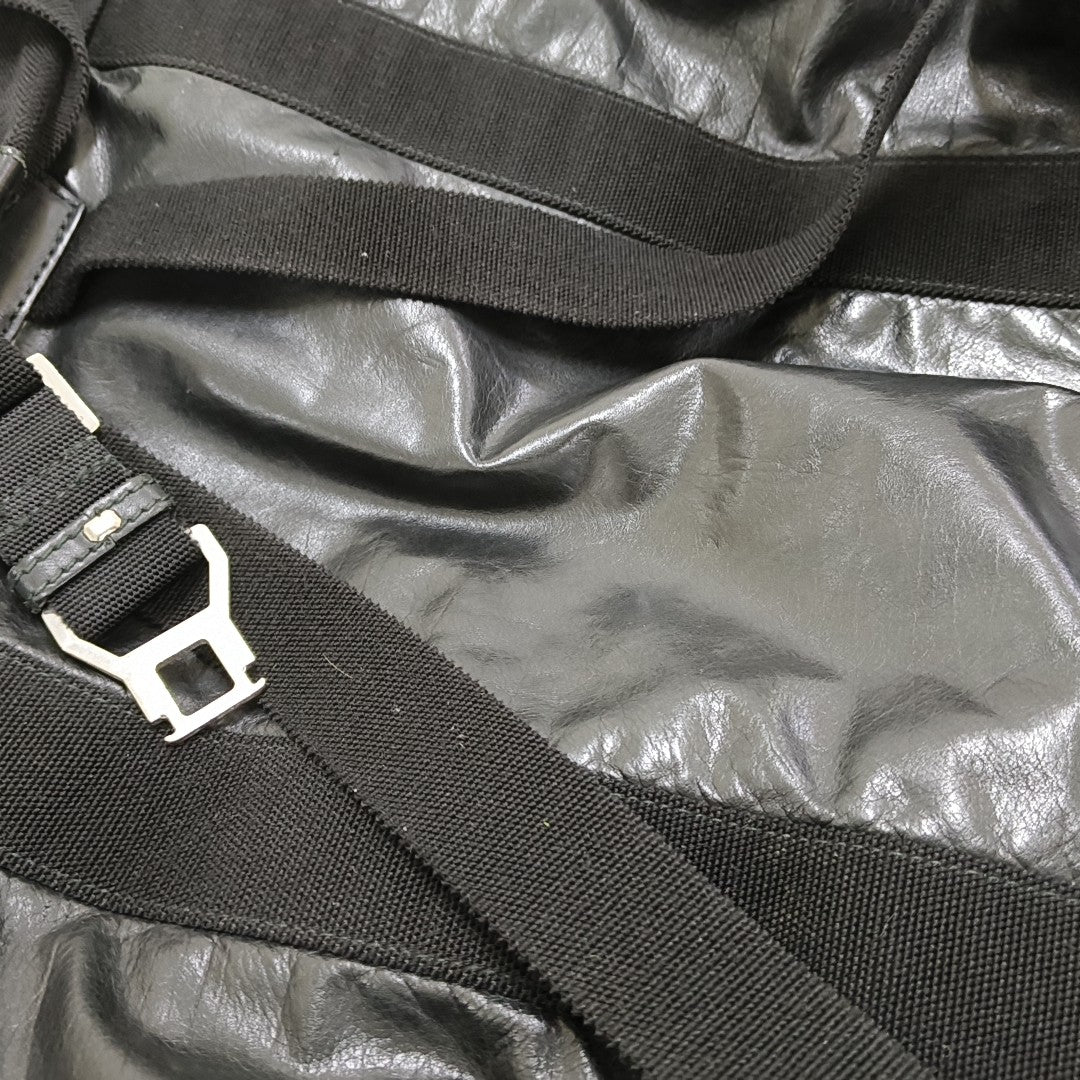 D Gold Calfskin Black