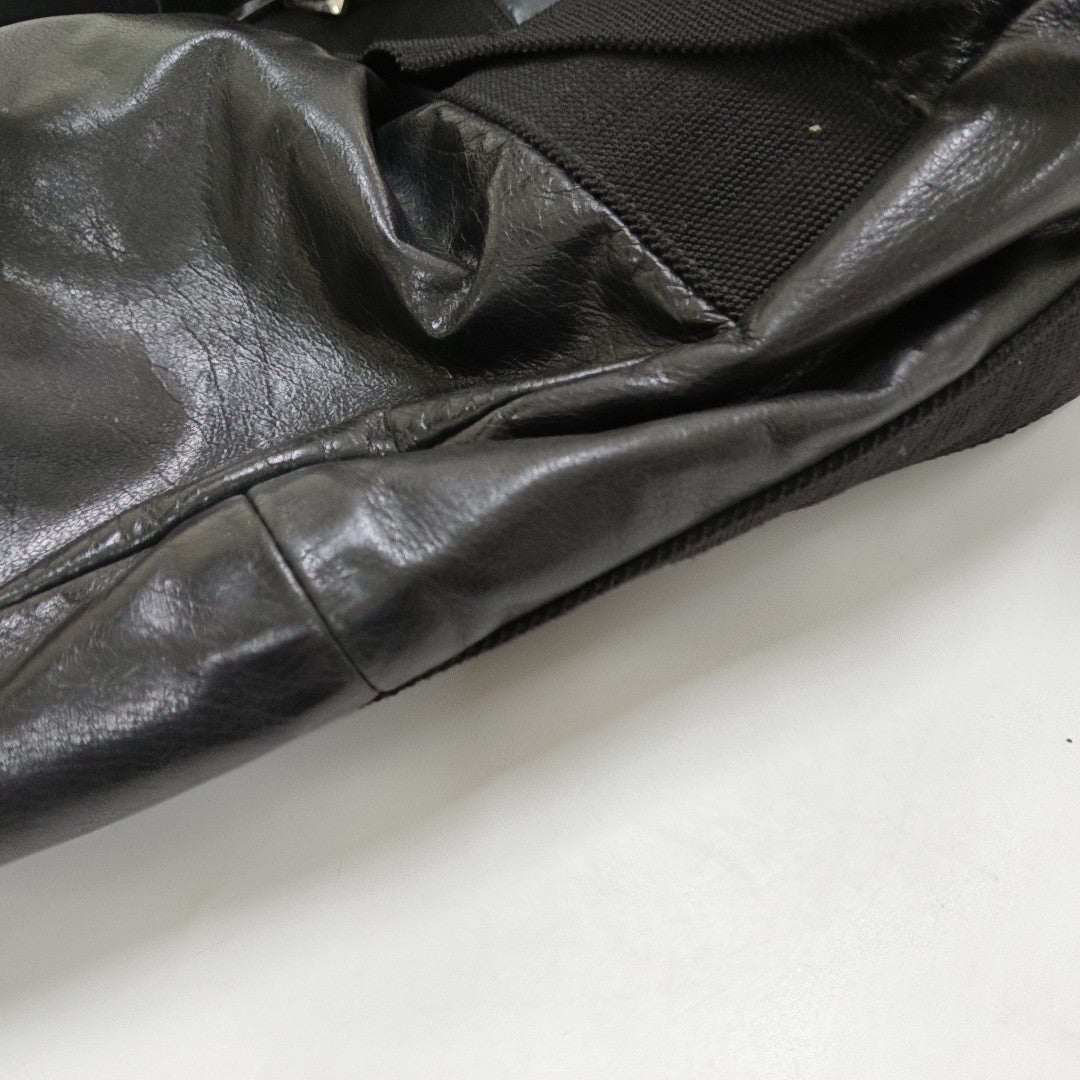 D Gold Calfskin Black