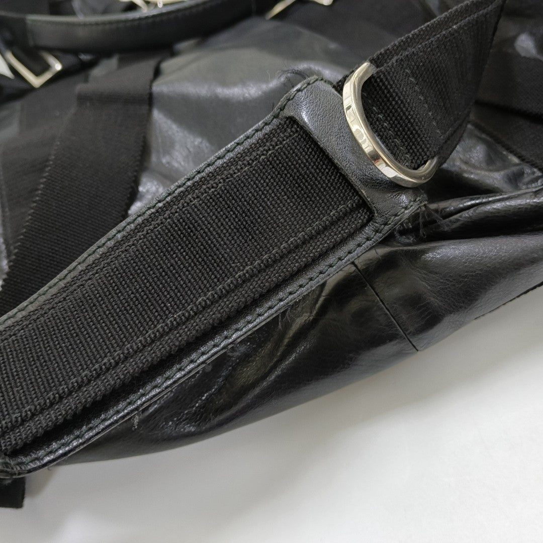 D Gold Calfskin Black