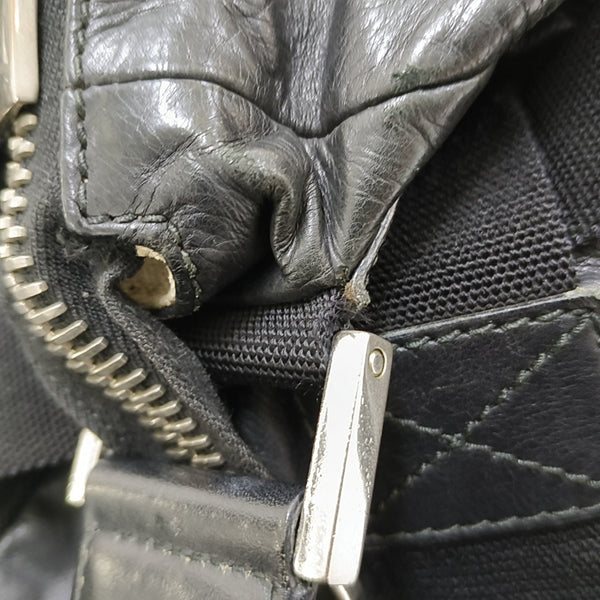 D Gold Calfskin Black