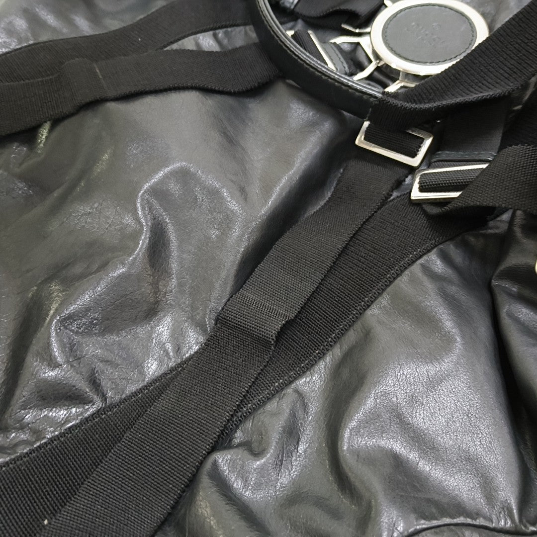 D Gold Calfskin Black
