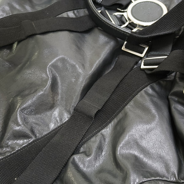 D Gold Calfskin Black