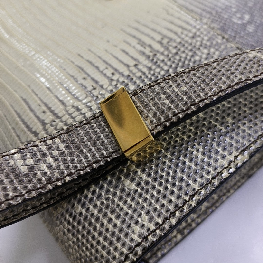 CLASSIC BOX Medium Lizard White