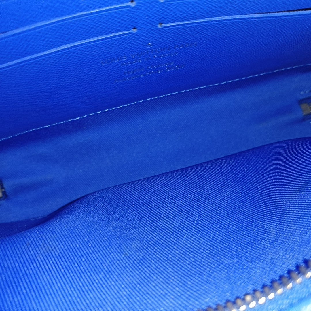 WALLET TRUNK Monogram Coated Canvas Blue