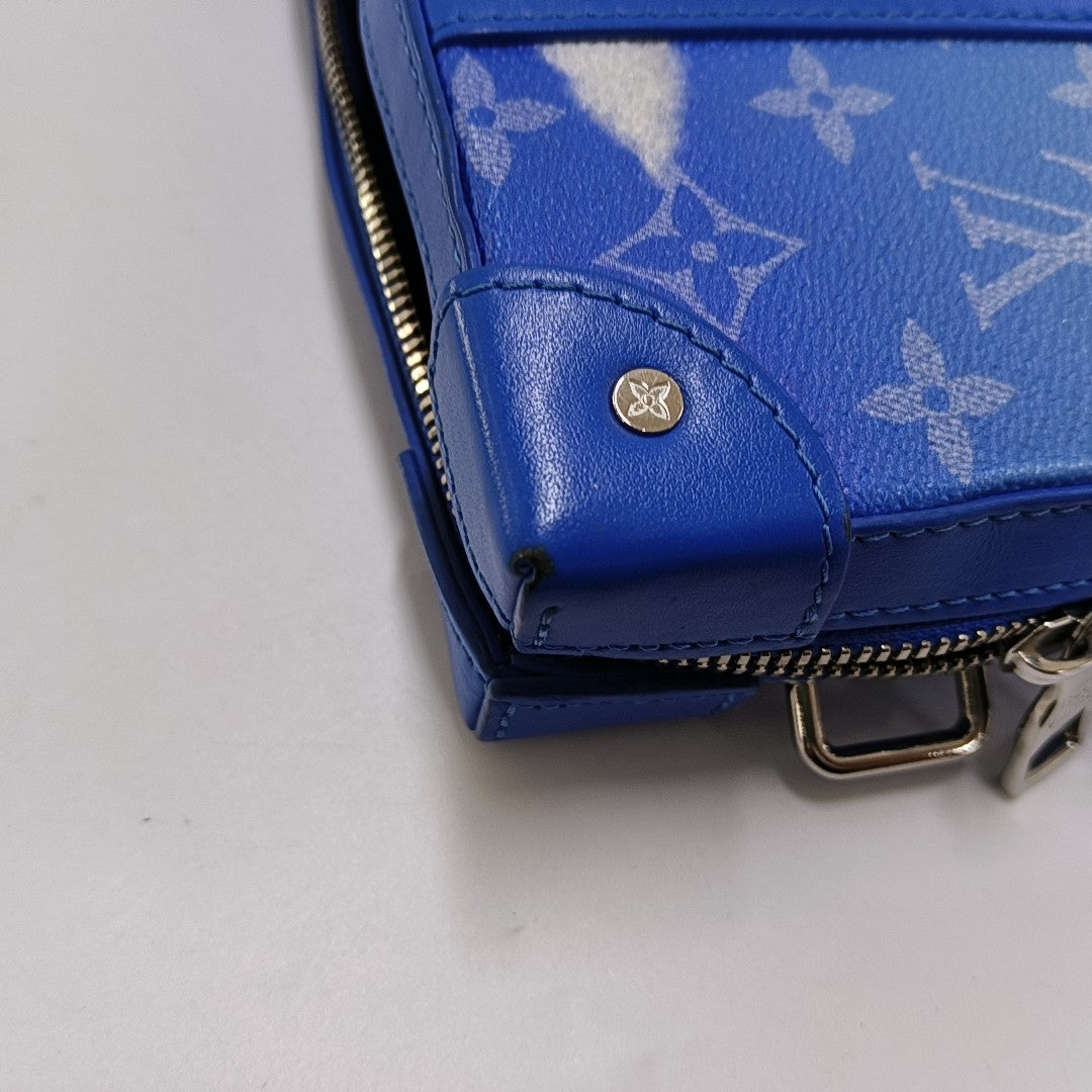 WALLET TRUNK Monogram Coated Canvas Blue