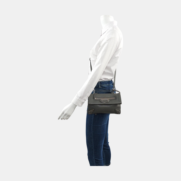Authenticated pre-owned  Classic Metallic Edge City Lambskin Gray - Shoulder Bag at Looply