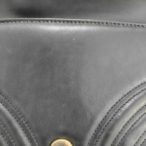 GG Marmont Small Quilted Calfskin Black