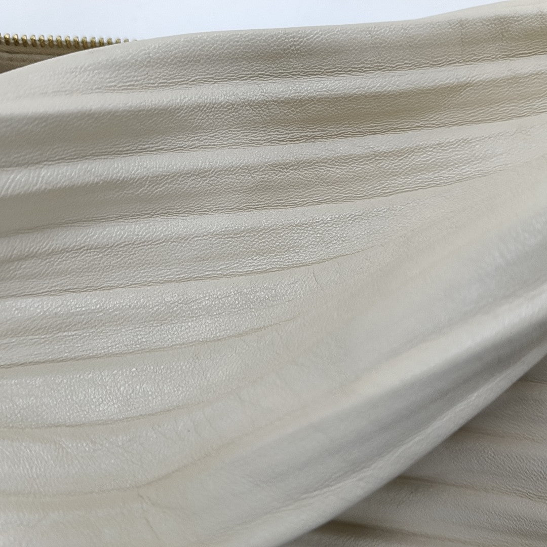 Nest Backet Calfskin White
