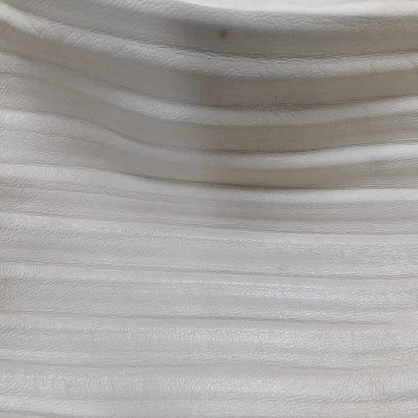 Nest Backet Calfskin White