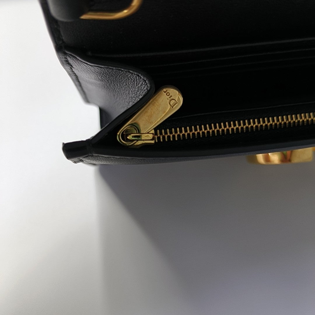 30 Montaigne Mini Calfskin Black