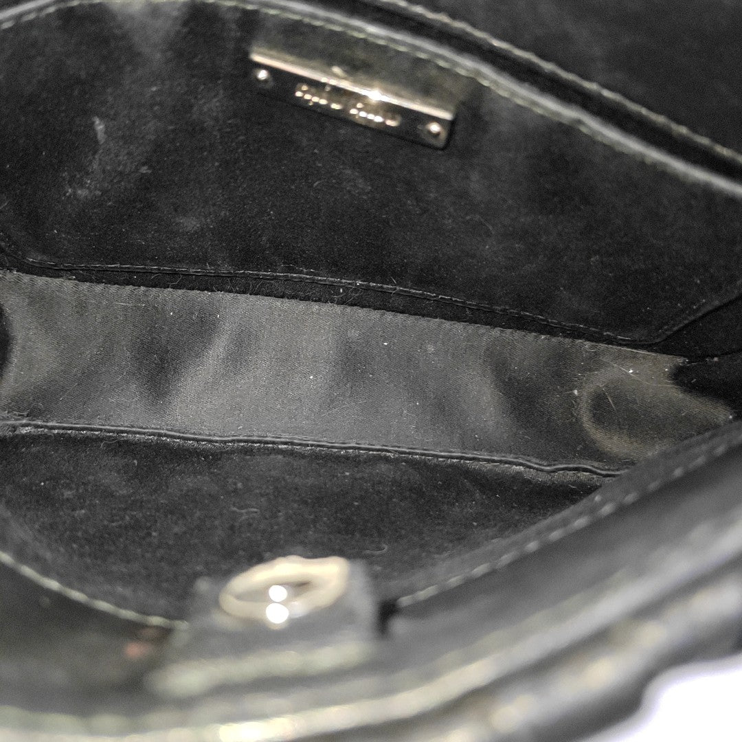 Matelassé Quilted Lambskin Black