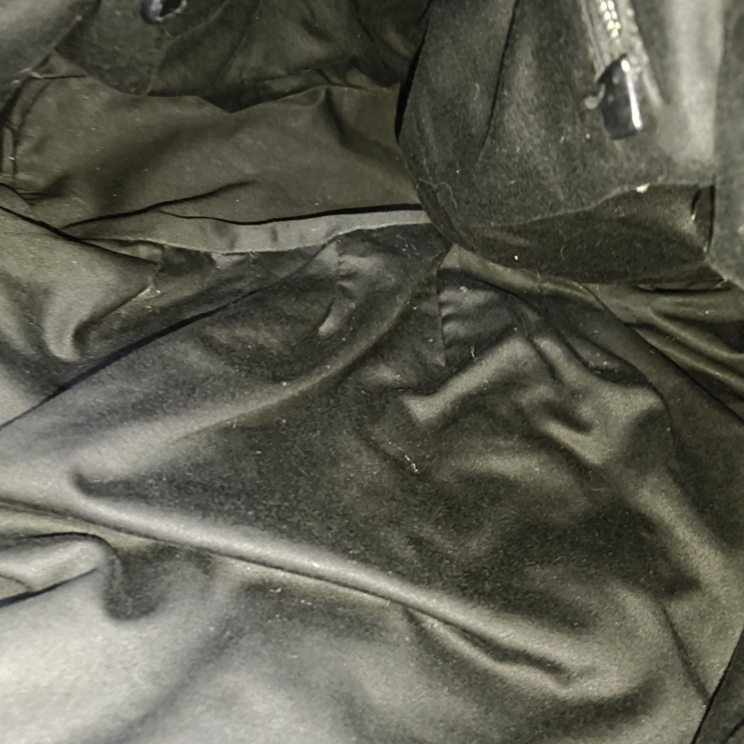 Quilted Patent Leather Black