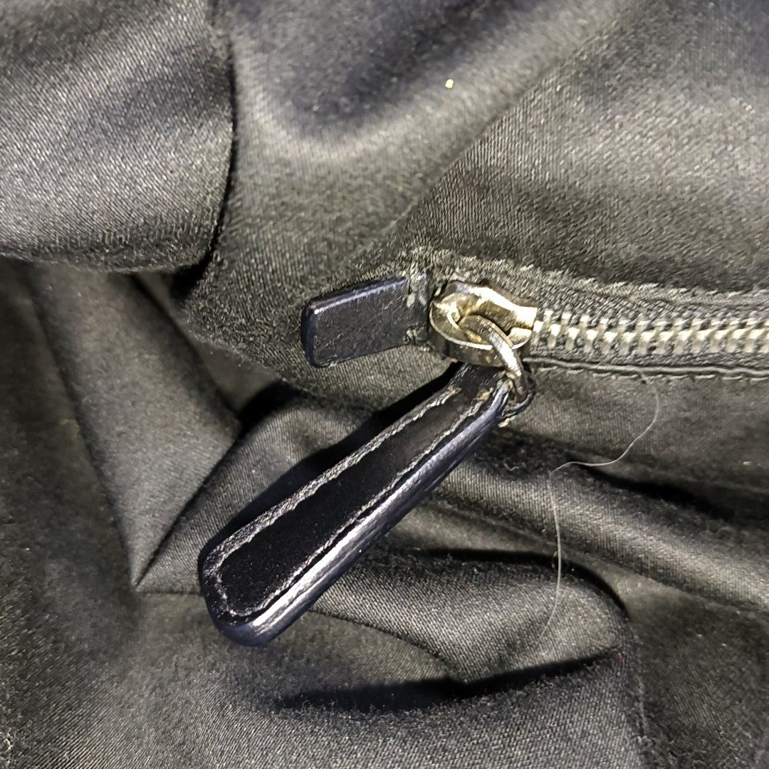 Quilted Patent Leather Black