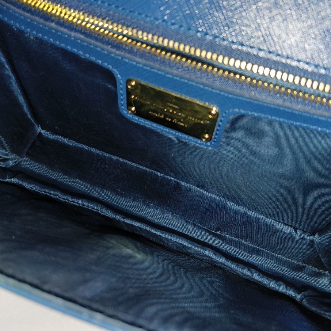 Ginny Calfskin Blue