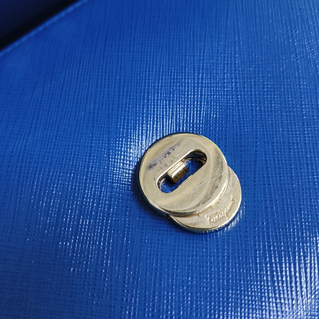 Ginny Calfskin Blue