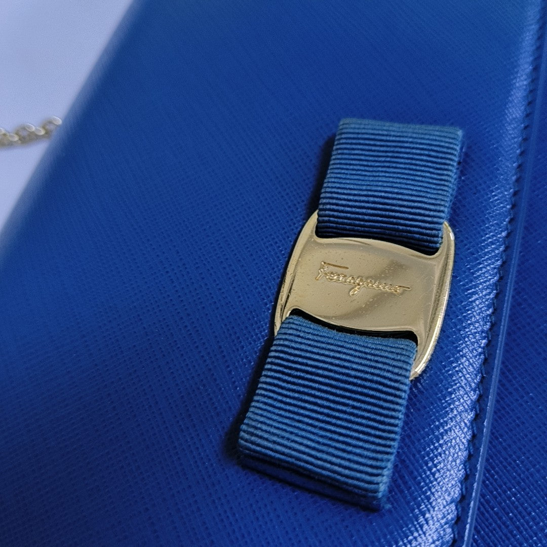 Ginny Calfskin Blue