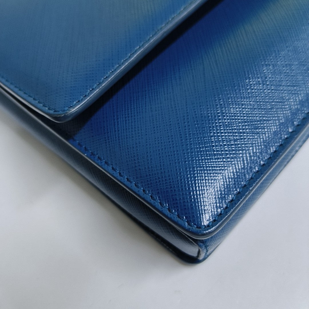 Ginny Calfskin Blue