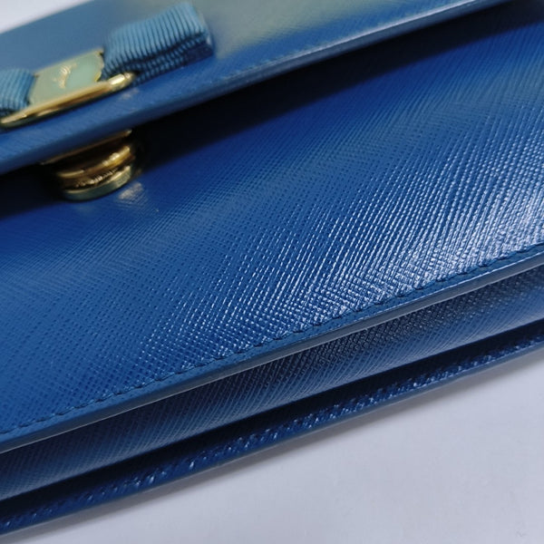 Ginny Calfskin Blue