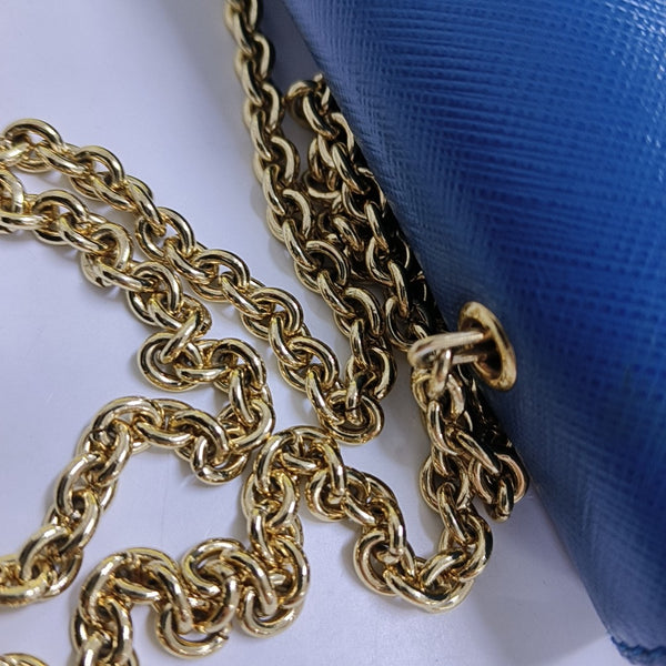 Ginny Calfskin Blue