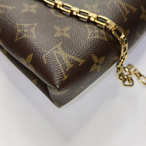PALLAS Monogram Coated Canvas Brown