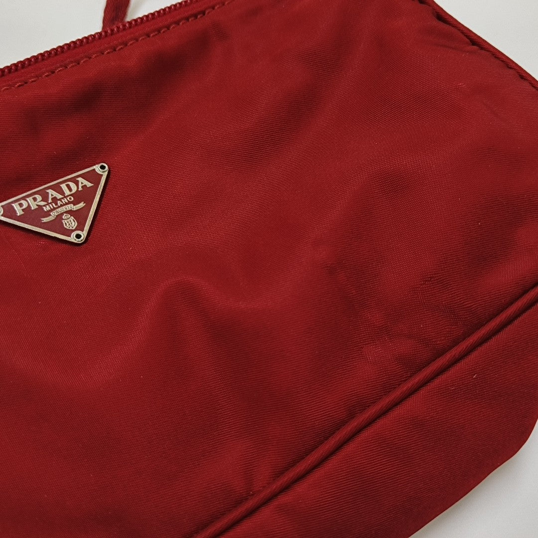 Pochette Accessoire Nylon Red