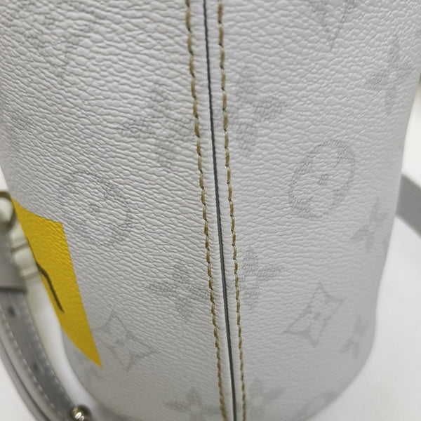 CHALK Monogram Coated Canvas Gray
