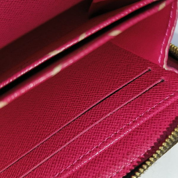 ZIPPY Monogram Coated Canvas Brown Wallet
