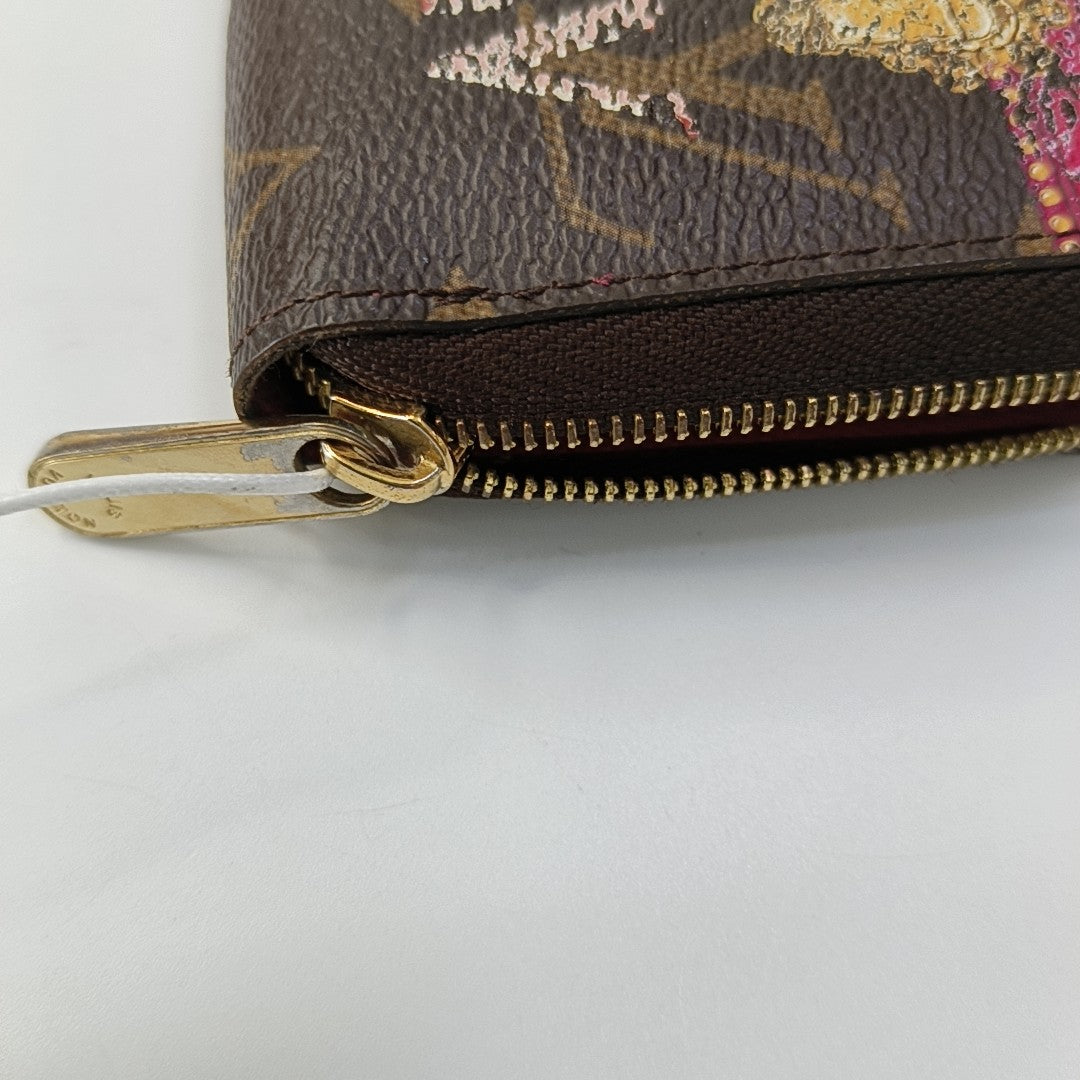 ZIPPY Monogram Coated Canvas Brown Wallet