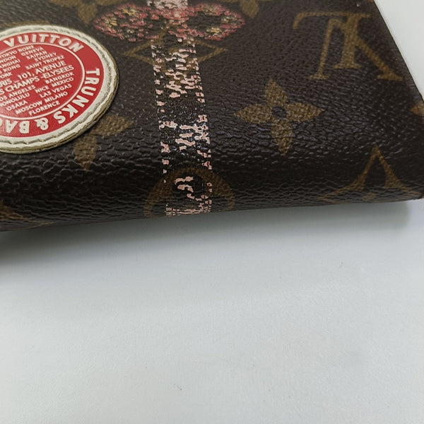ZIPPY Monogram Coated Canvas Brown Wallet