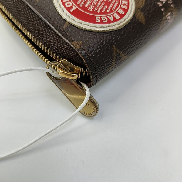 ZIPPY Monogram Coated Canvas Brown Wallet