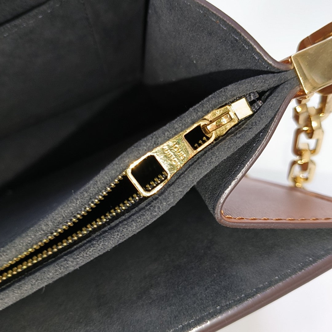 DAUPHINE MM Monogram Coated Canvas Brown
