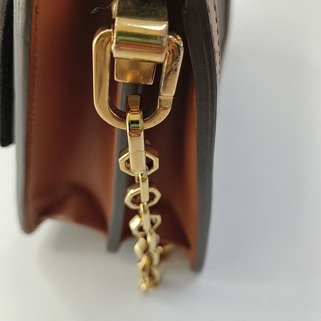 DAUPHINE MM Monogram Coated Canvas Brown