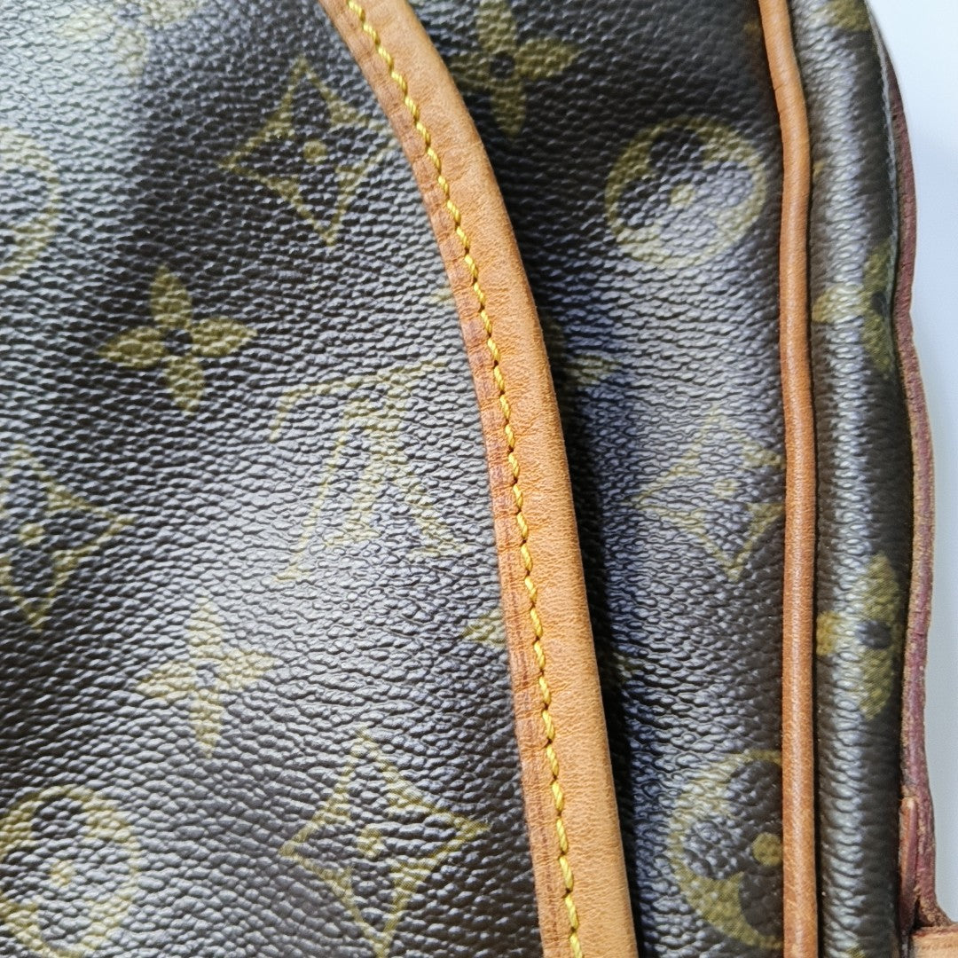 TULUM GM Monogram Coated Canvas Brown