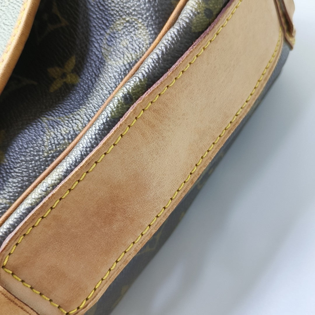 TULUM GM Monogram Coated Canvas Brown