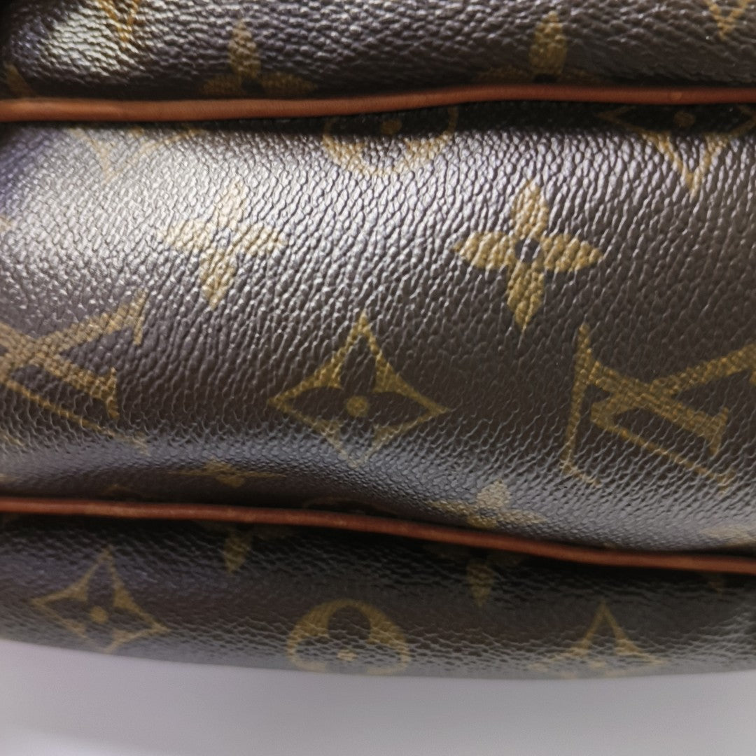 TULUM GM Monogram Coated Canvas Brown