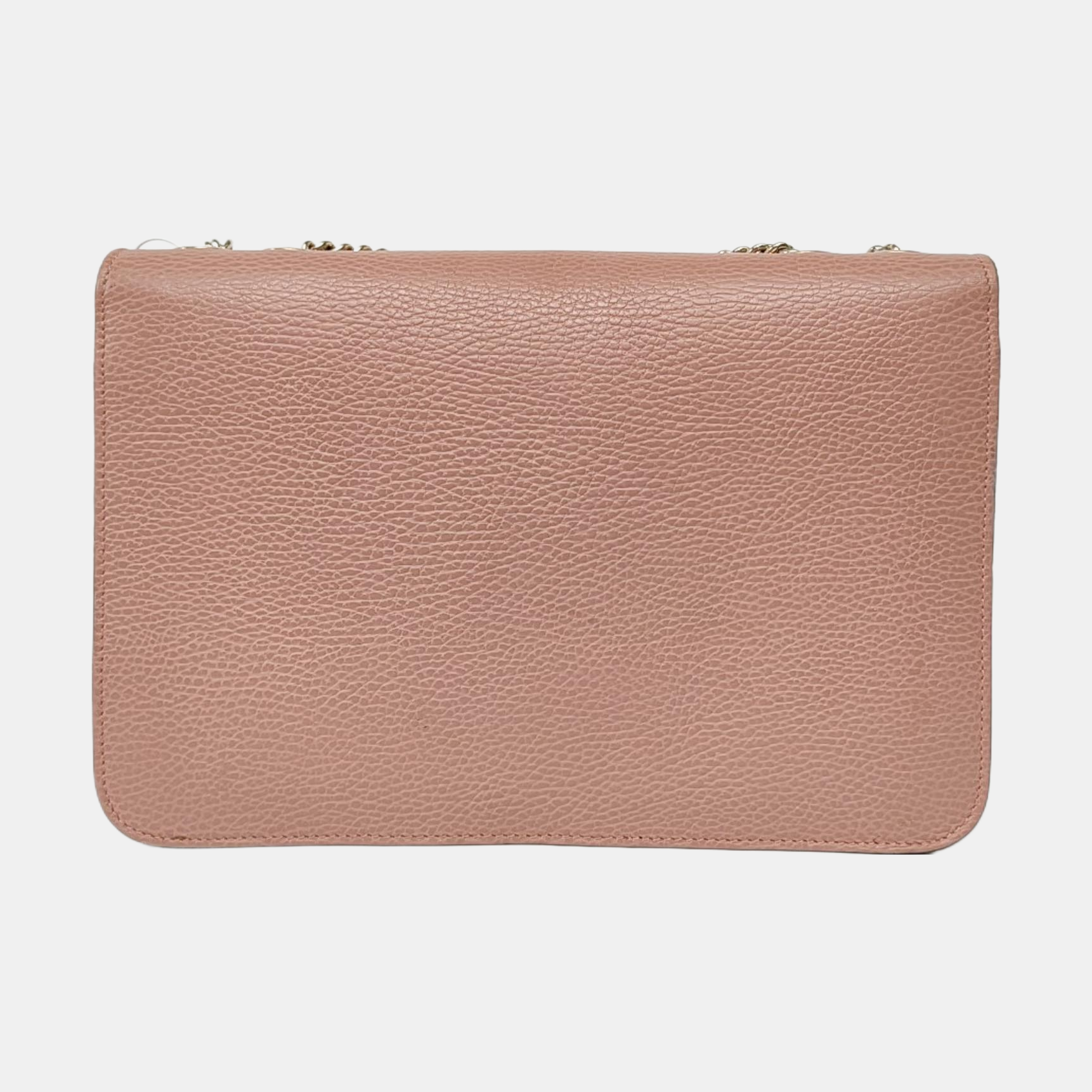 Authenticated pre-owned  Interlocking G Large Calfskin Pink - Handbags at Looply