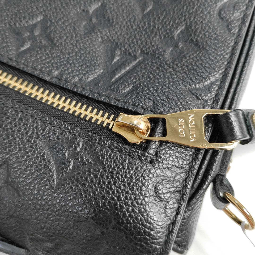 MÉTIS MM Monogram Calfskin Black