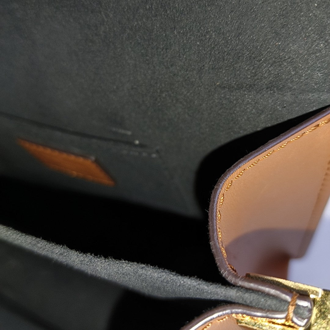DAUPHINE Mini Monogram Coated Canvas Brown