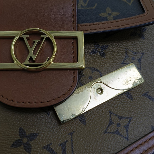 DAUPHINE Mini Monogram Coated Canvas Brown