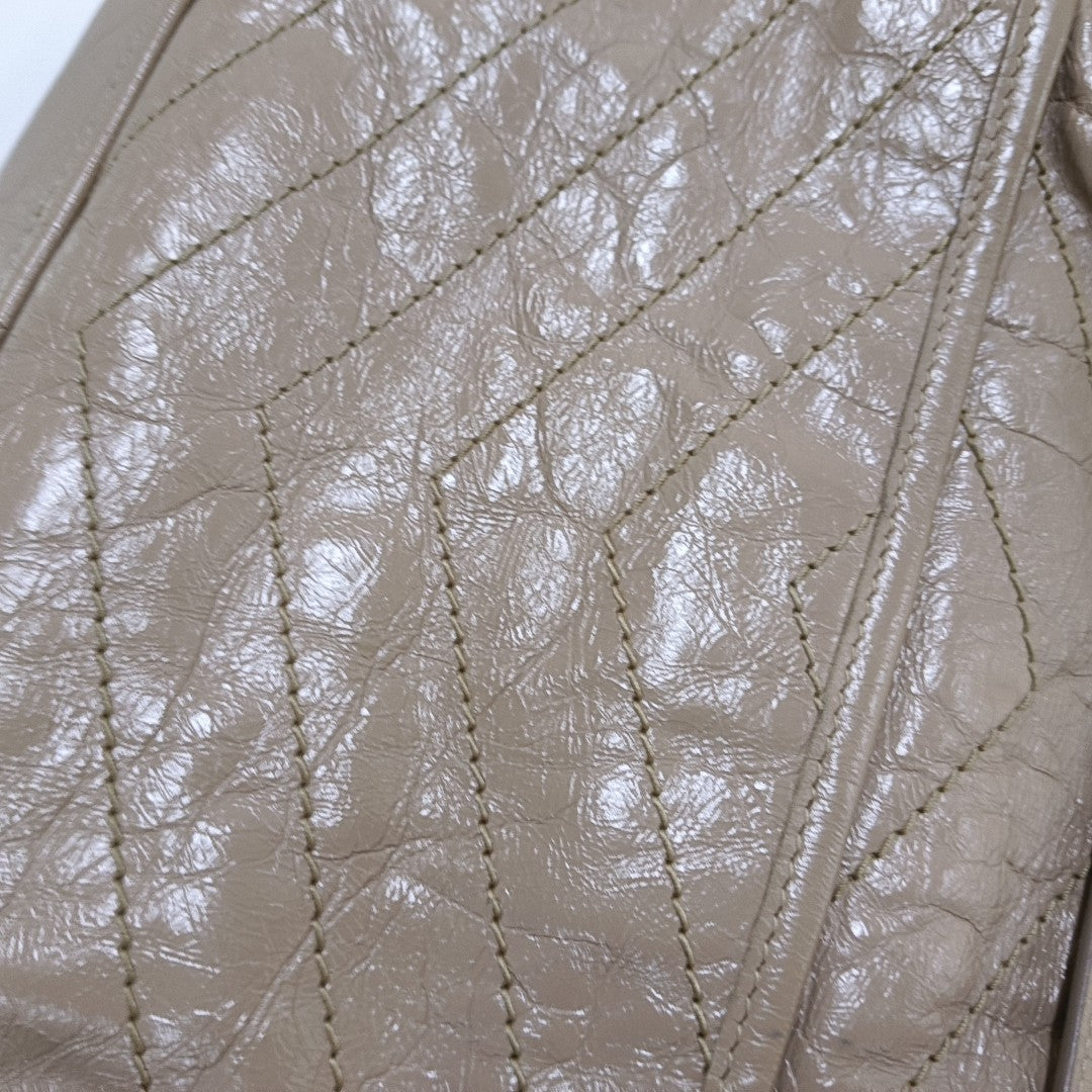 NIKI Medium Chevron Calfskin Pink
