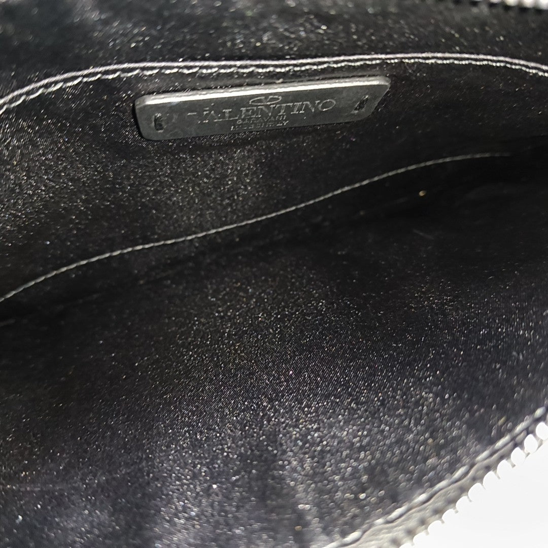 Vltn Calfskin Black