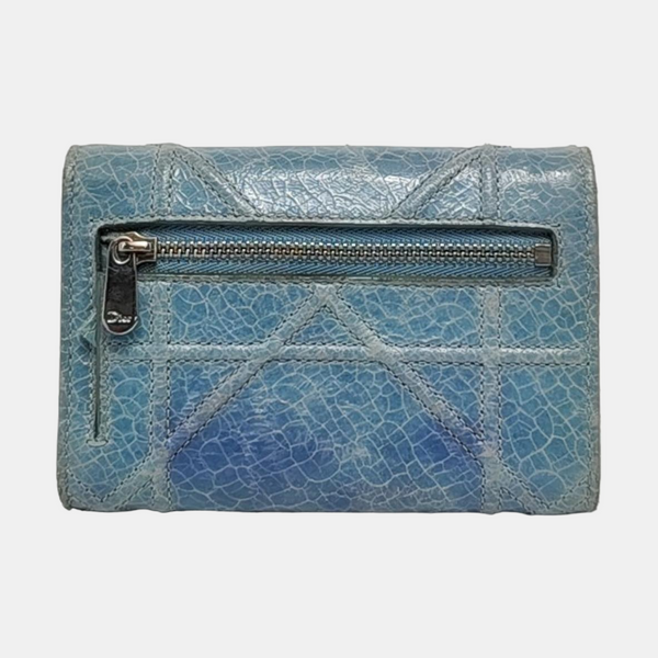 Authenticated pre-owned  Diorama Calfskin Blue Wallet - Wallet at Looply